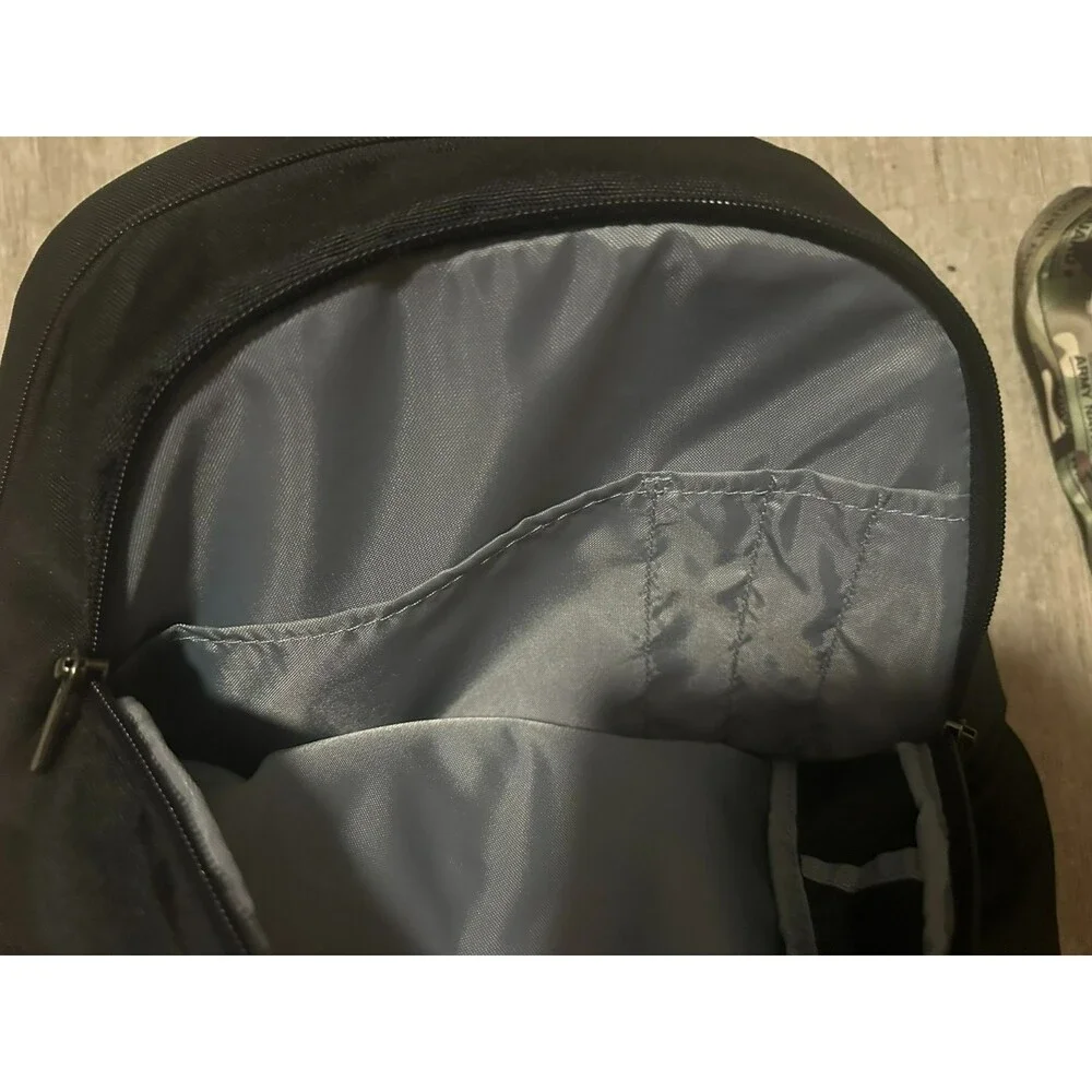 California Army National Guard Under Armour Hustle 5.0 Team Black Backpack NWT